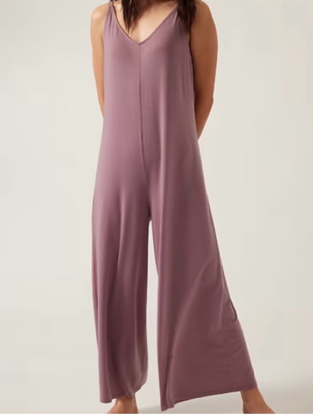 Athleta Nighttime Bliss Romper in Deep Burgundy